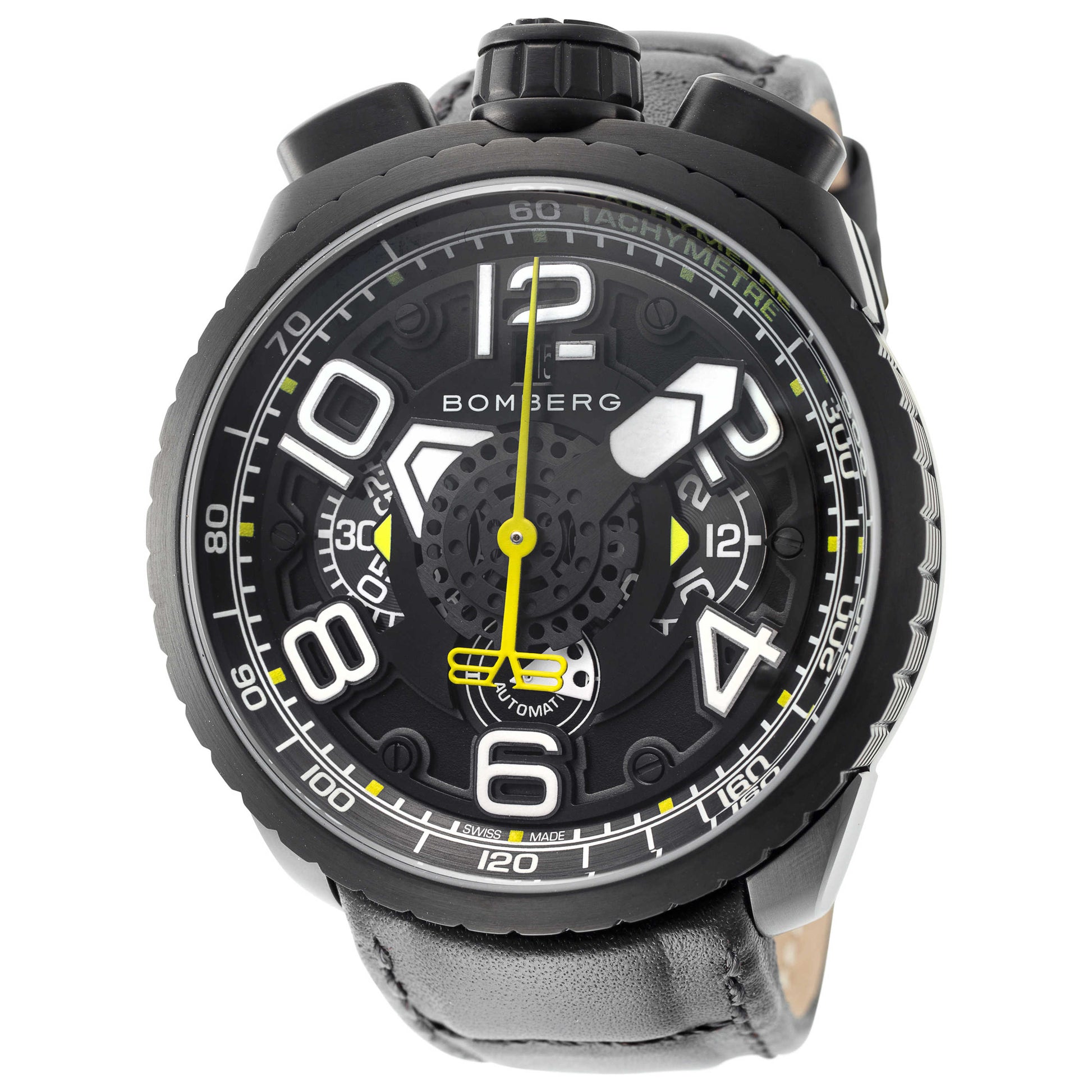 Front view of Bomberg Bolt-68 Men's Automatic Watch BS47CHAPBA-041-6-3