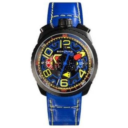 Front view of Bomberg Bolt-68 Men's Automatic Watch BS47CHASP-041-3-3