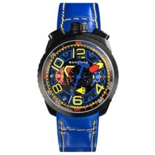 Front view of Bomberg Bolt-68 Men's Automatic Watch BS47CHASP-041-3-3