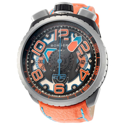 Front view of Bomberg Bolt-68 Men's Automatic Watch BS47CHASP-041-4-3