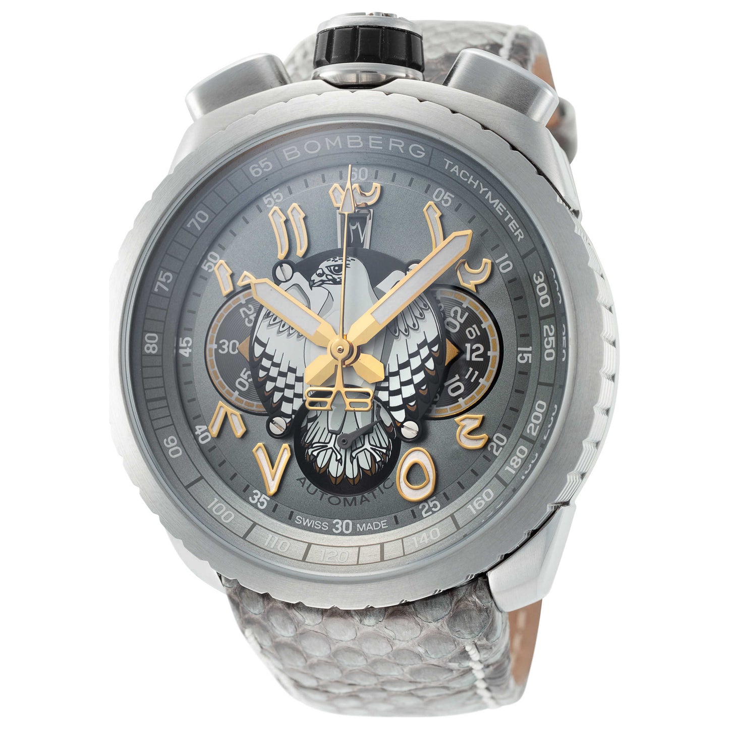 Front view of Bomberg Bolt-68 Men's Automatic Watch BS47CHASS-025-6-3