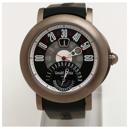 Front view of Gerald Genta Arena Men's Automatic Watch BSP-Y-80-263-CABD-PO