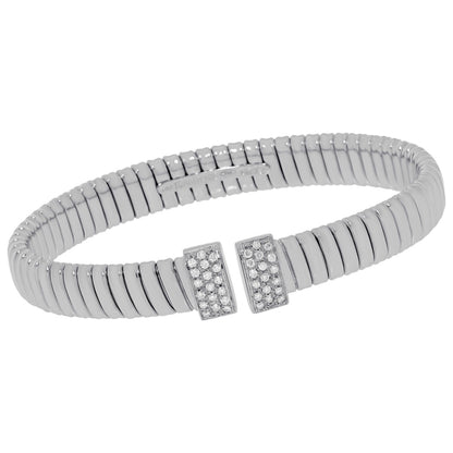 Front view of Tessitore Tubogas Women's Bracelet BT-224W
