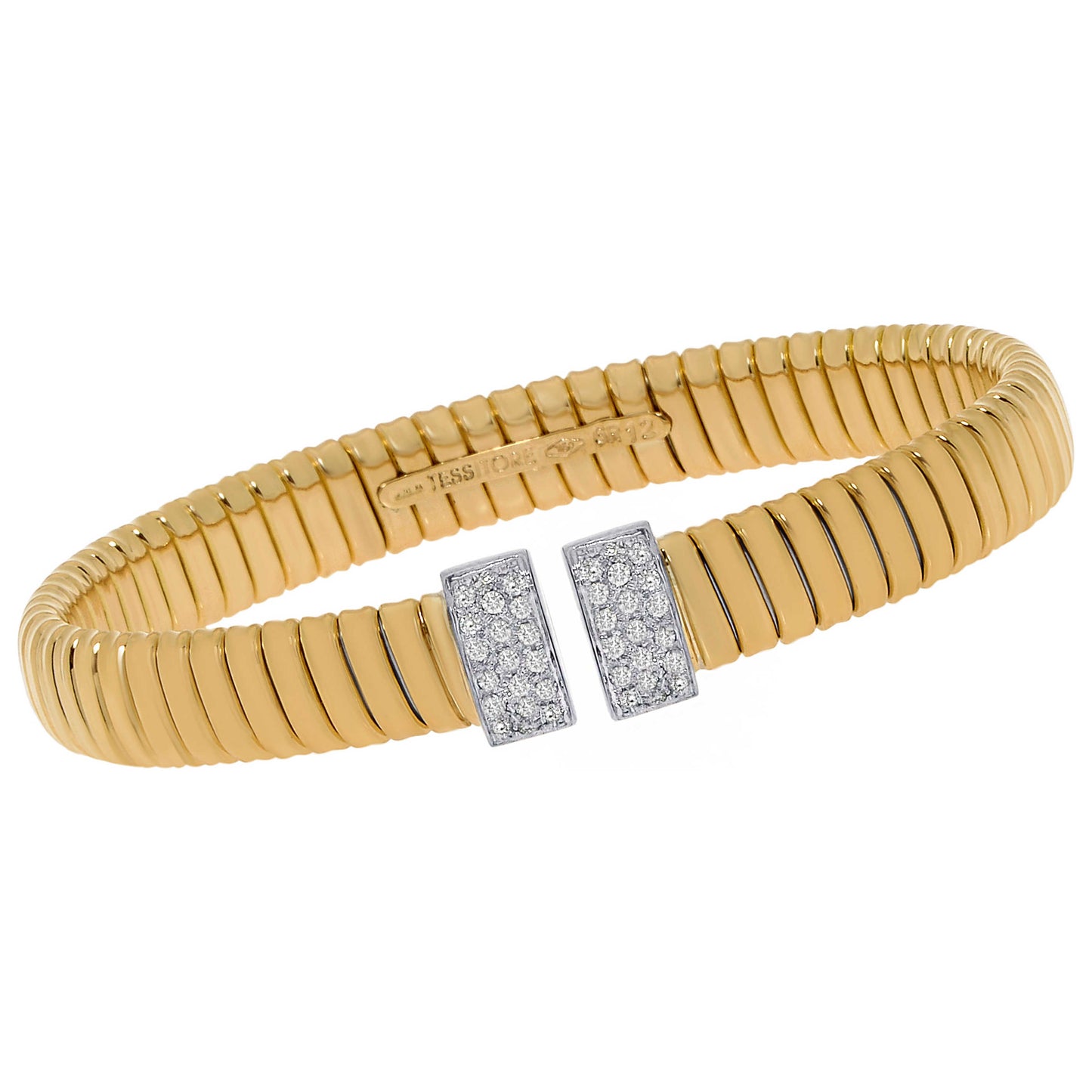 Front view of Tessitore Tubogas Women's Bracelet BT-224Y