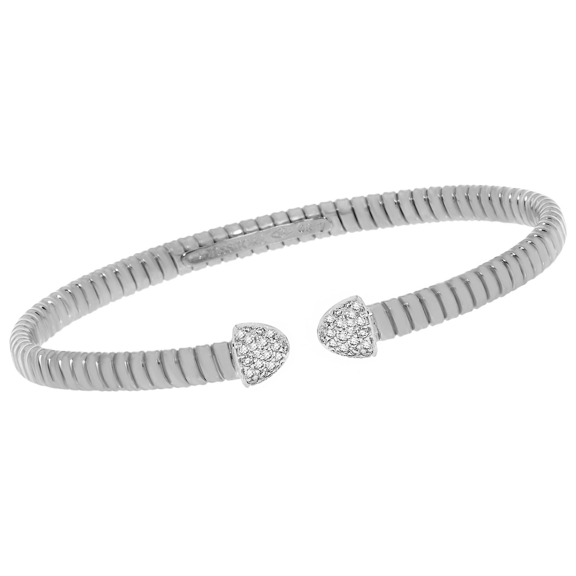 Front view of Tessitore Tubogas Women's Bracelet BT-891W