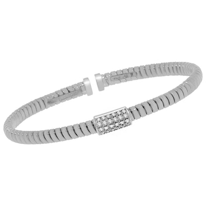 Front view of Tessitore Tubogas Women's Bracelet BT-893W