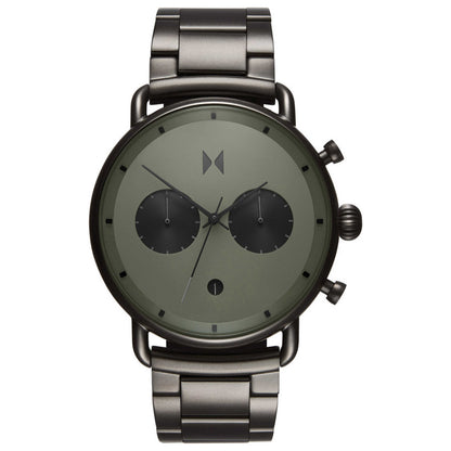 Front view of MVMT Blacktop Men's Quartz Watch BT01-OLGU