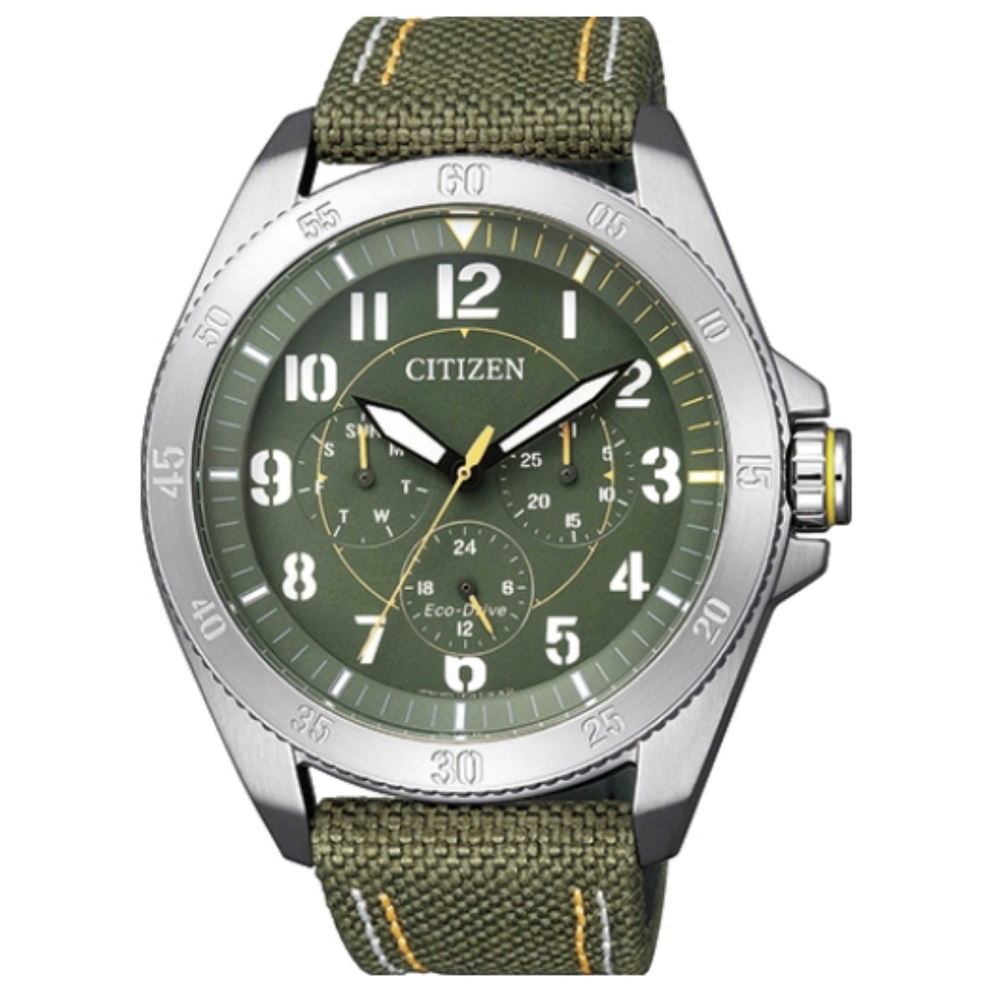 Front view of Citizen Eco-Drive Men's Solar Watch BU2030-09W