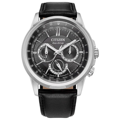 Front view of Citizen Classic Men's Solar Powered Quartz Eco-Drive Watch BU2100-05E