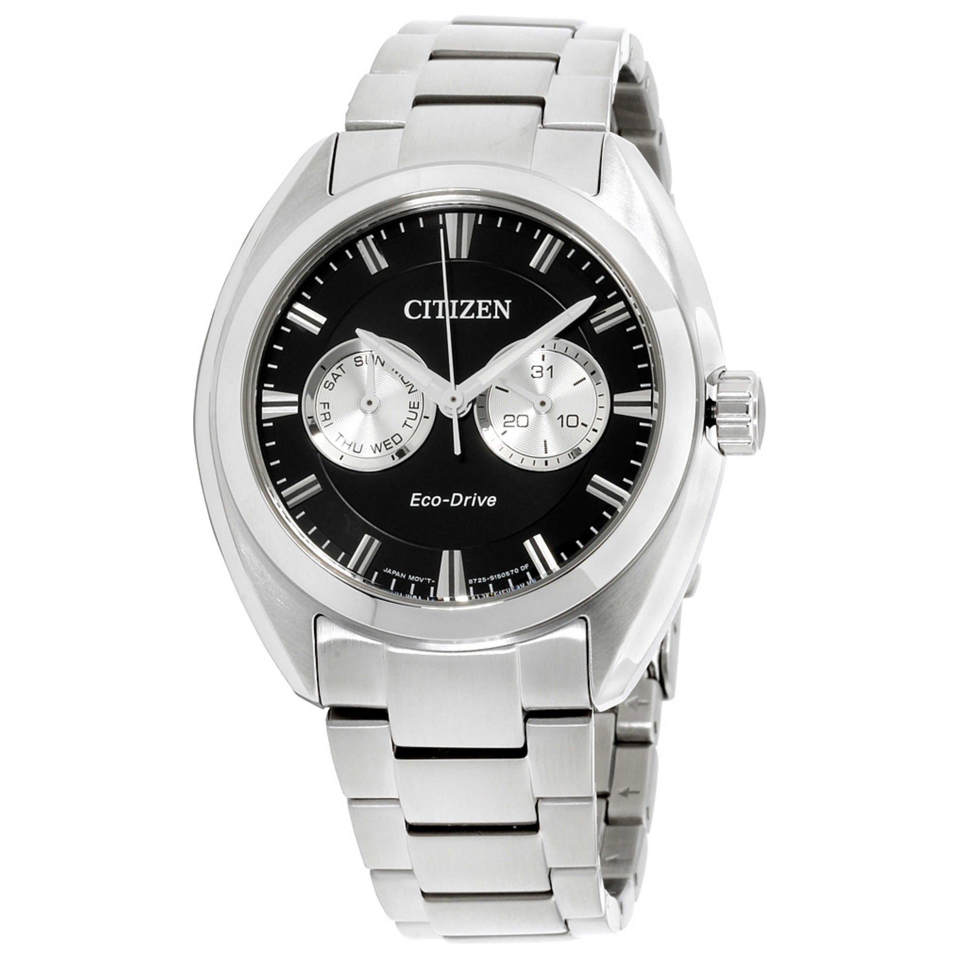 Front view of Citizen PARADEX Men's Solar Powered Quartz Eco-Drive Watch BU4010-56E