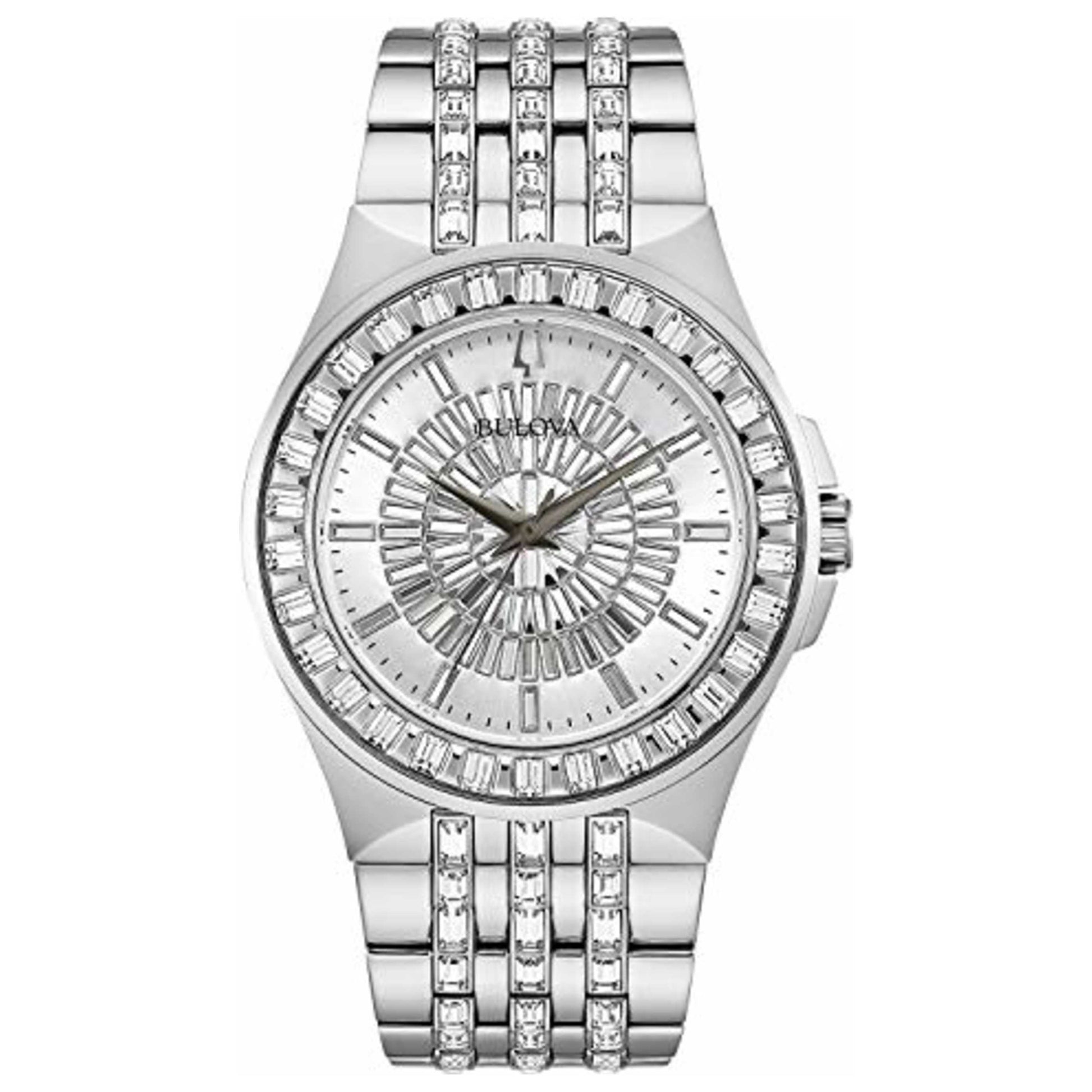 Front view of Bulova Phantom Men's Quartz Watch BUL96A236
