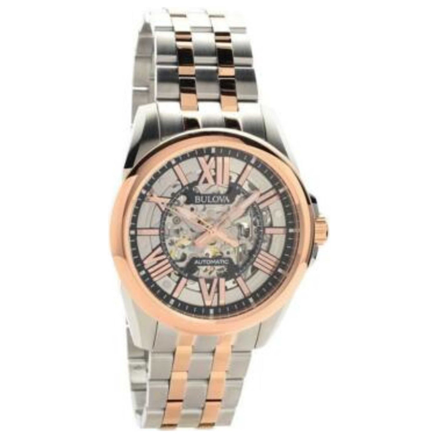 Front view of Bulova Classic Men's Automatic Watch BUL98A166