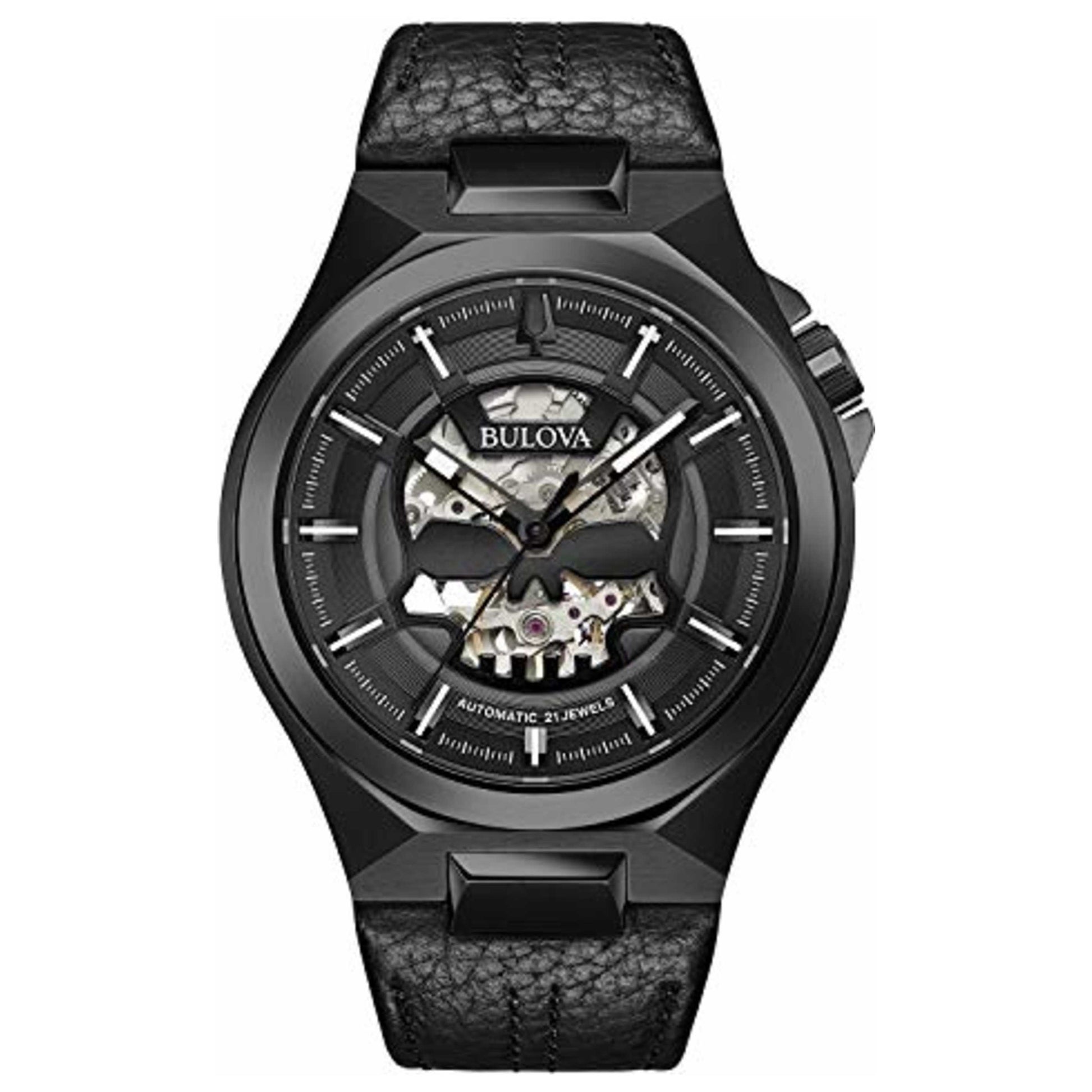 Front view of Bulova Maquina Men's Automatic Watch BUL98A238