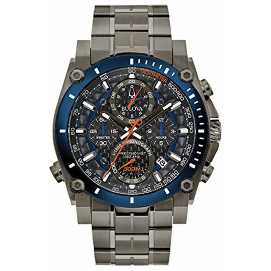 Front view of Bulova Precisionist Men's Quartz Watch BUL98B343