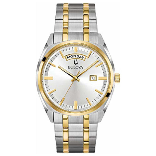 Front view of Bulova Classic Men's Quartz Watch BUL98C127