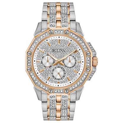 Front view of Bulova Octava Men's Quartz Watch BUL98C133