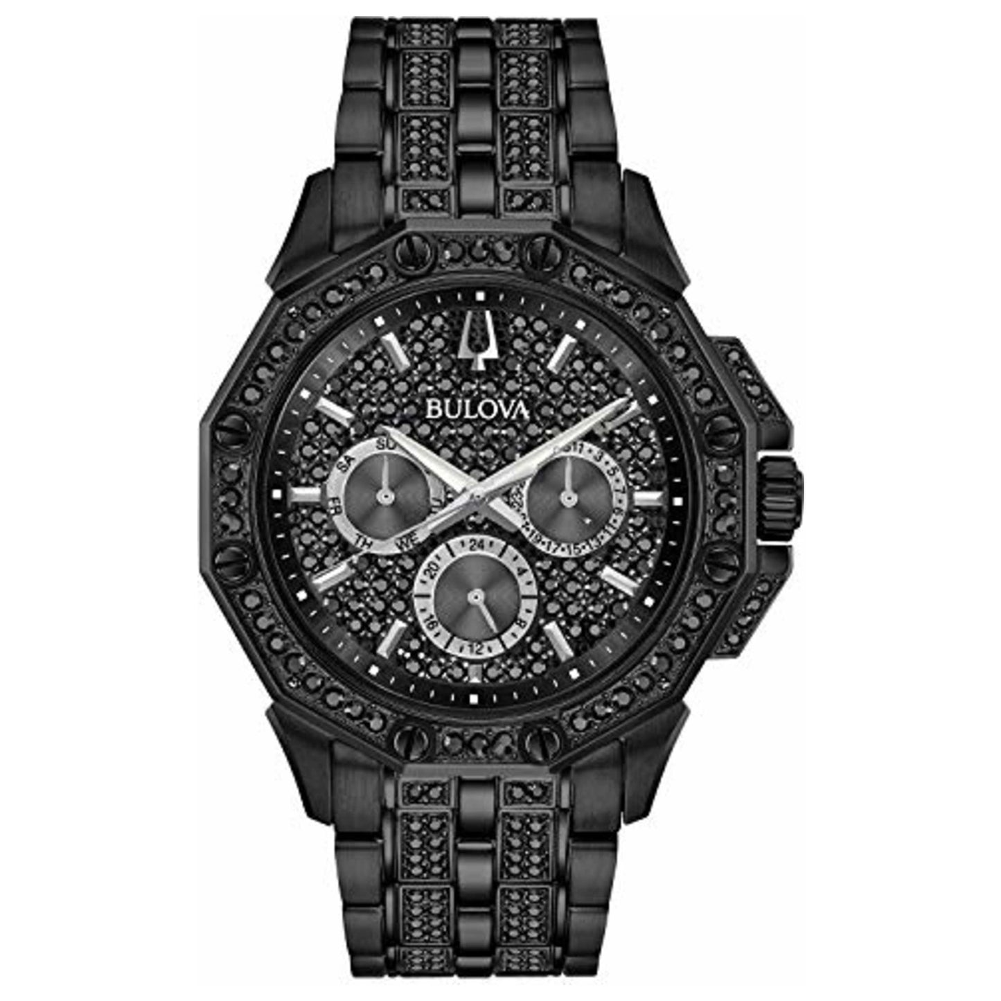 Front view of Bulova Octava Men's Quartz Watch BUL98C134