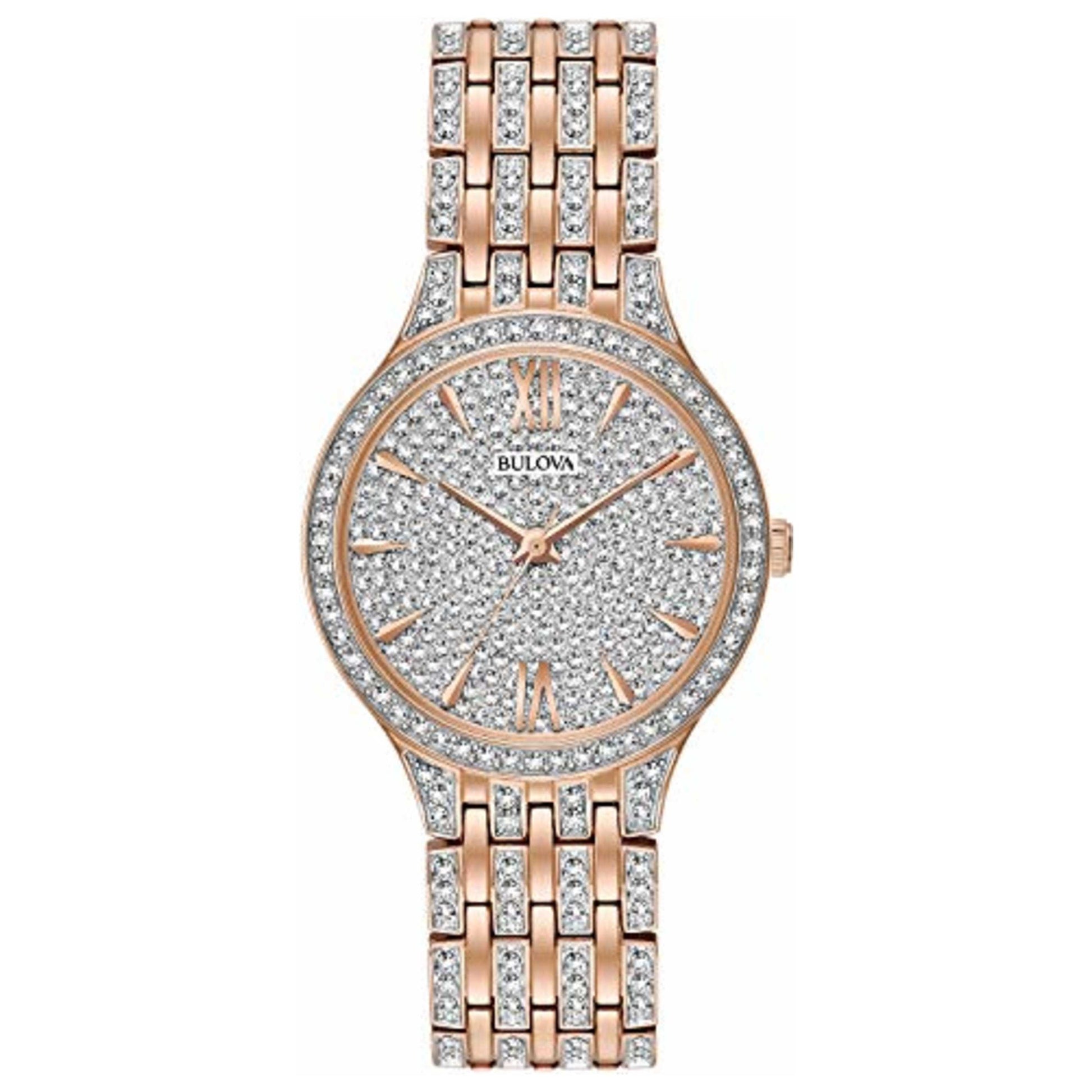 Front view of Bulova Embellished Women's Quartz Watch BUL98L235