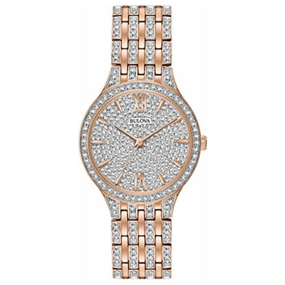 Front view of Bulova Embellished Women's Quartz Watch BUL98L235
