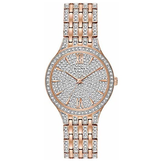 Front view of Bulova Embellished Women's Quartz Watch BUL98L235