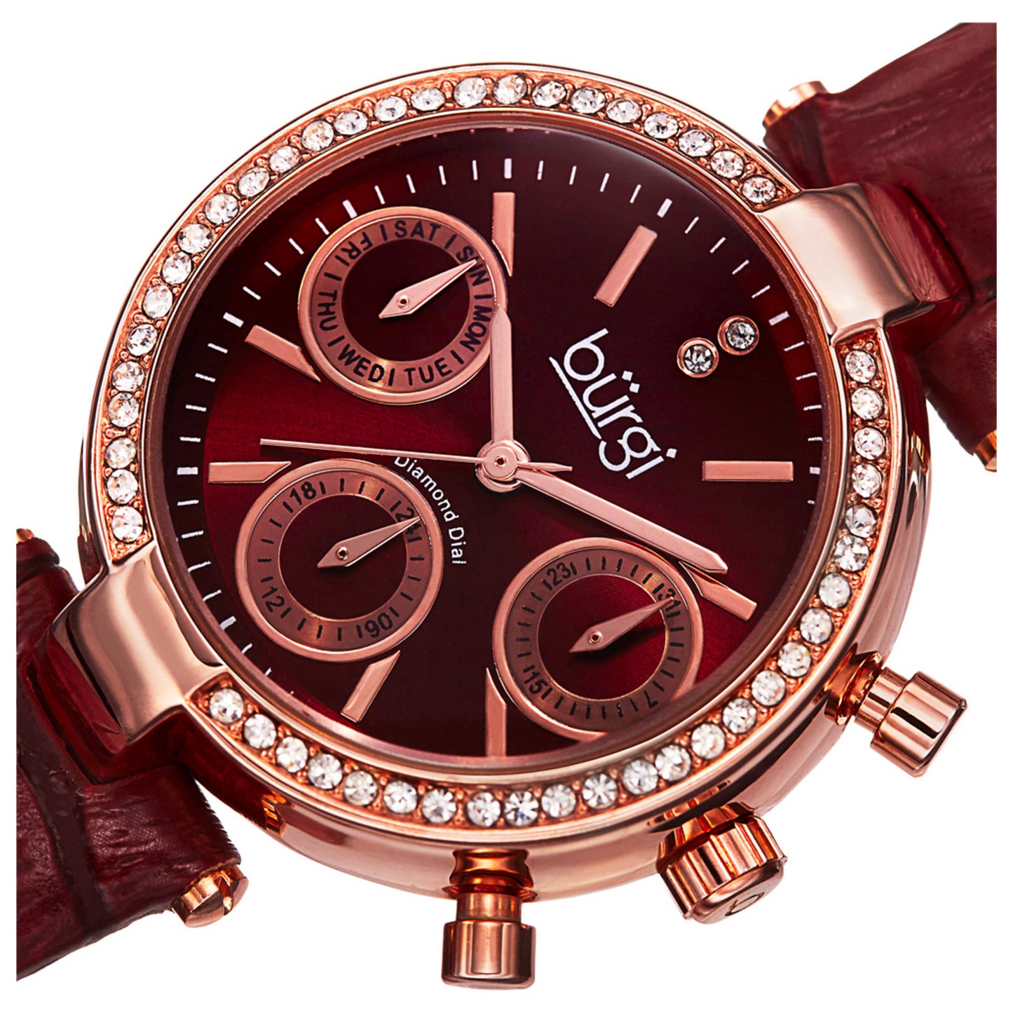 Burgi Classic Women's Quartz Watch BUR129RD - Image #5