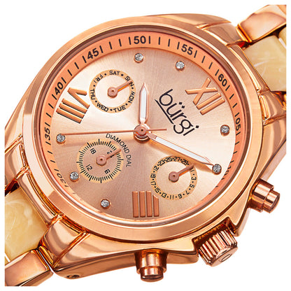 Burgi Classic Women's Quartz Watch BUR130RGW - Image #5