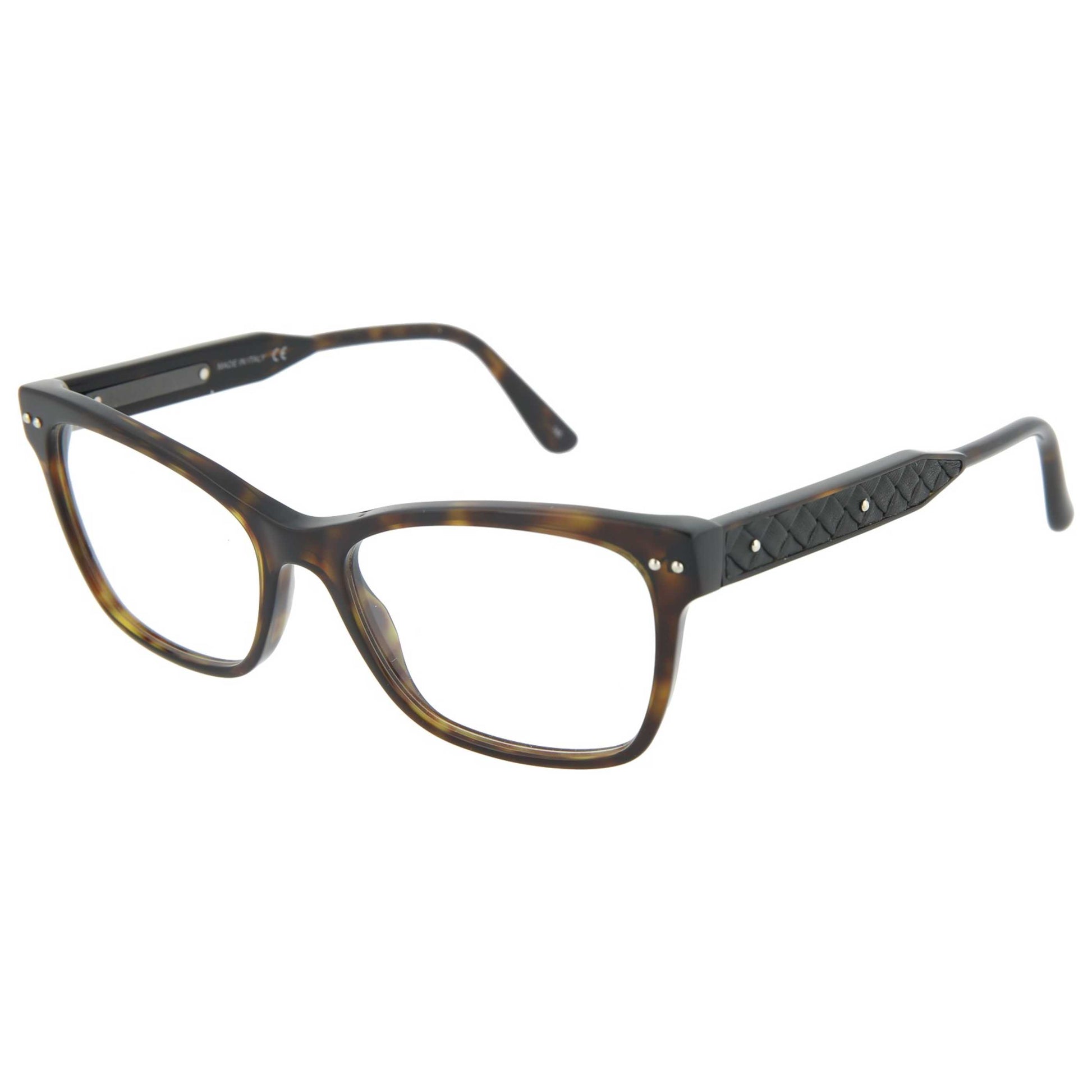 Front view of Bottega Veneta Novelty Women's Opticals BV0016O-30000115-006