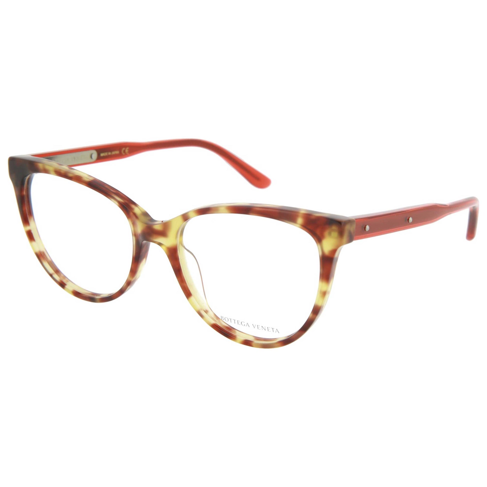 Front view of Bottega Veneta Core Women's Opticals BV0025O-30000271-003