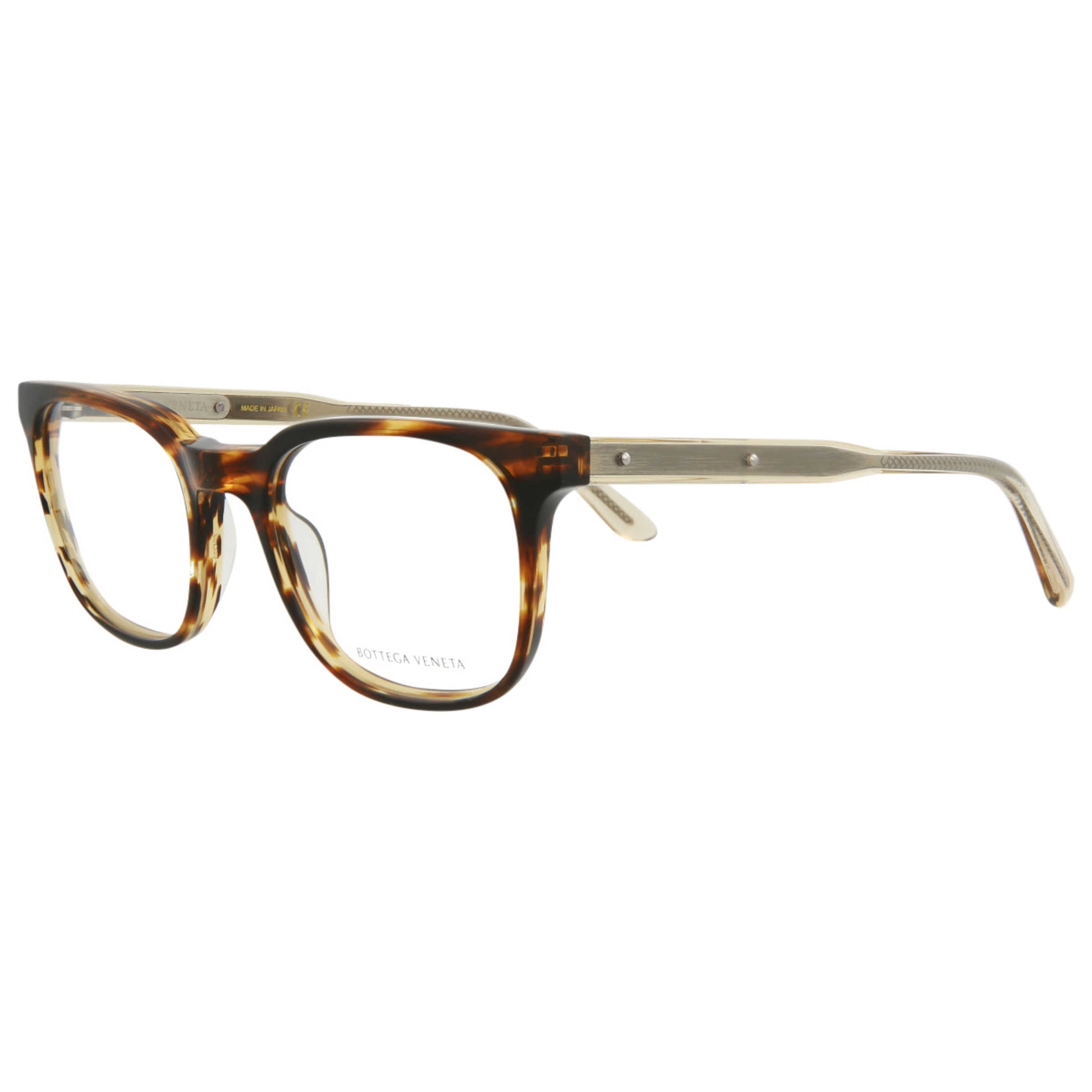 Front view of Bottega Veneta Core Unisex Opticals BV0026O-30000272-004