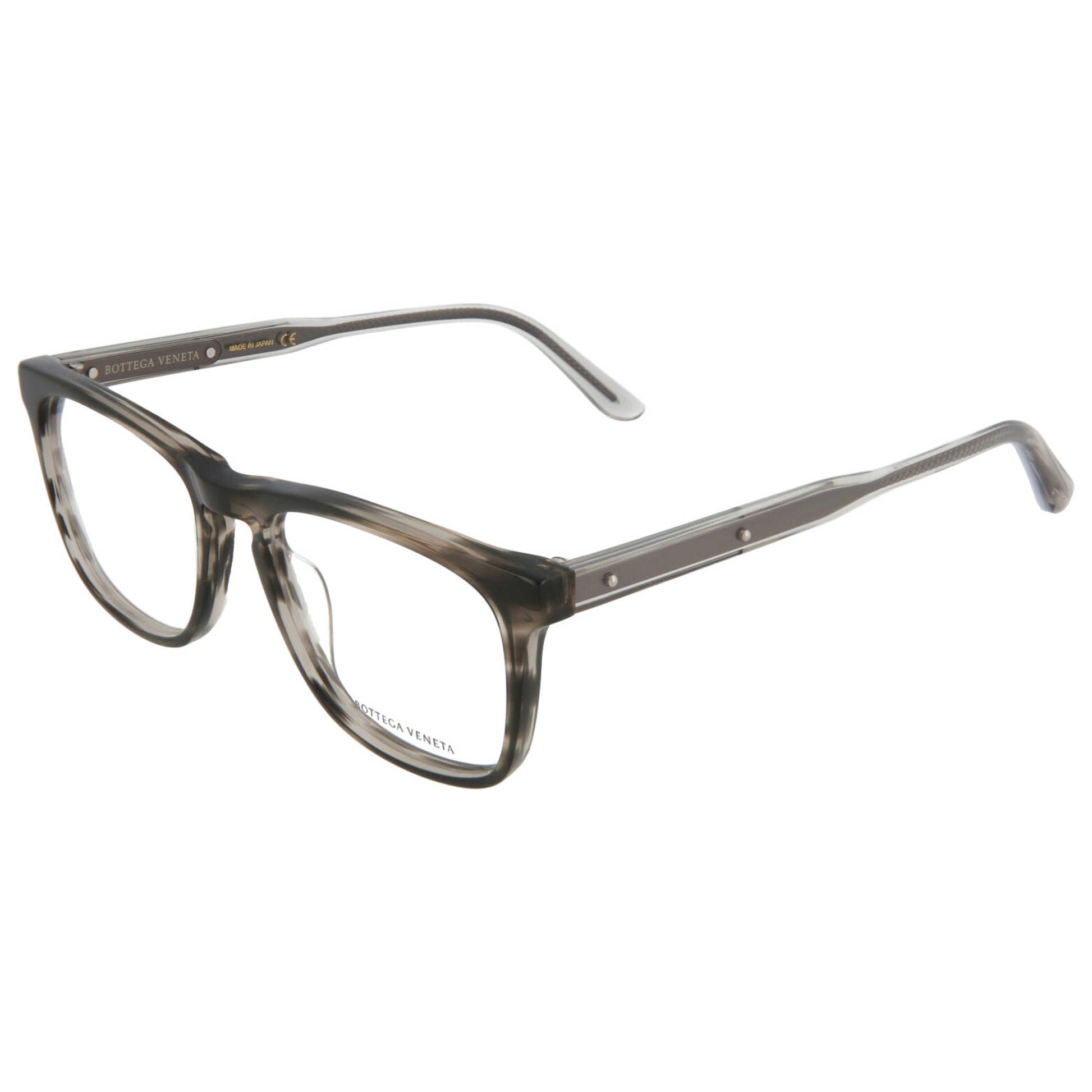 Front view of Bottega Veneta Core Men's Opticals BV0048O-30000297-008
