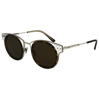 Front view of Bottega Veneta Fashion Unisex Sunglasses BV0063S-30000528-005