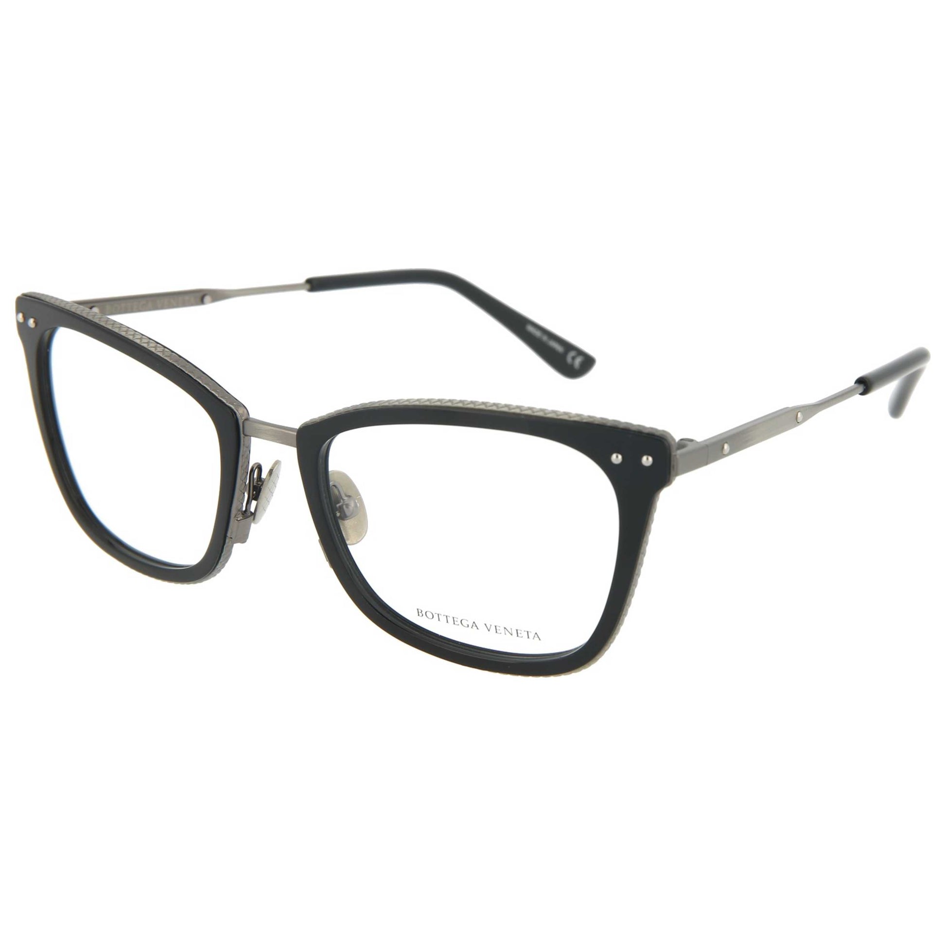 Front view of Bottega Veneta Novelty Women's Opticals BV0065O-30000537-005