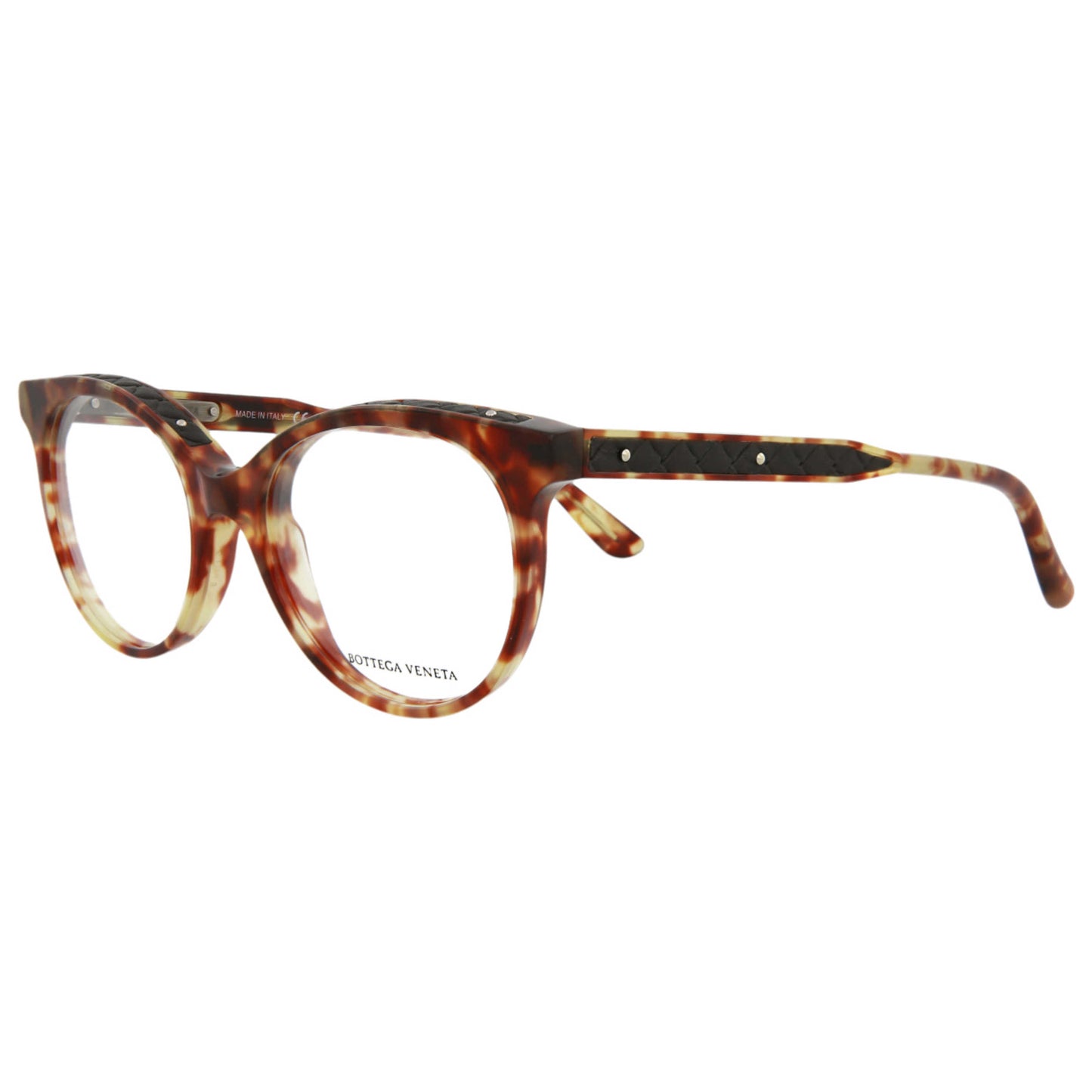 Front view of Bottega Veneta Novelty Women's Opticals BV0069O-30000539-004