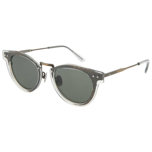 Front view of Bottega Veneta Fashion Unisex Sunglasses BV0117S-30001113-001