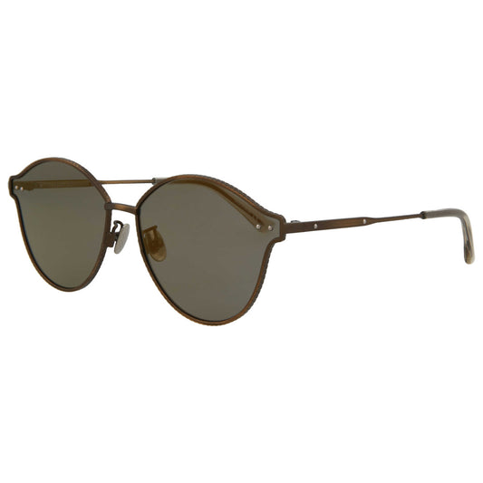 Front view of Bottega Veneta Fashion Unisex Sunglasses BV0139S-30001683003