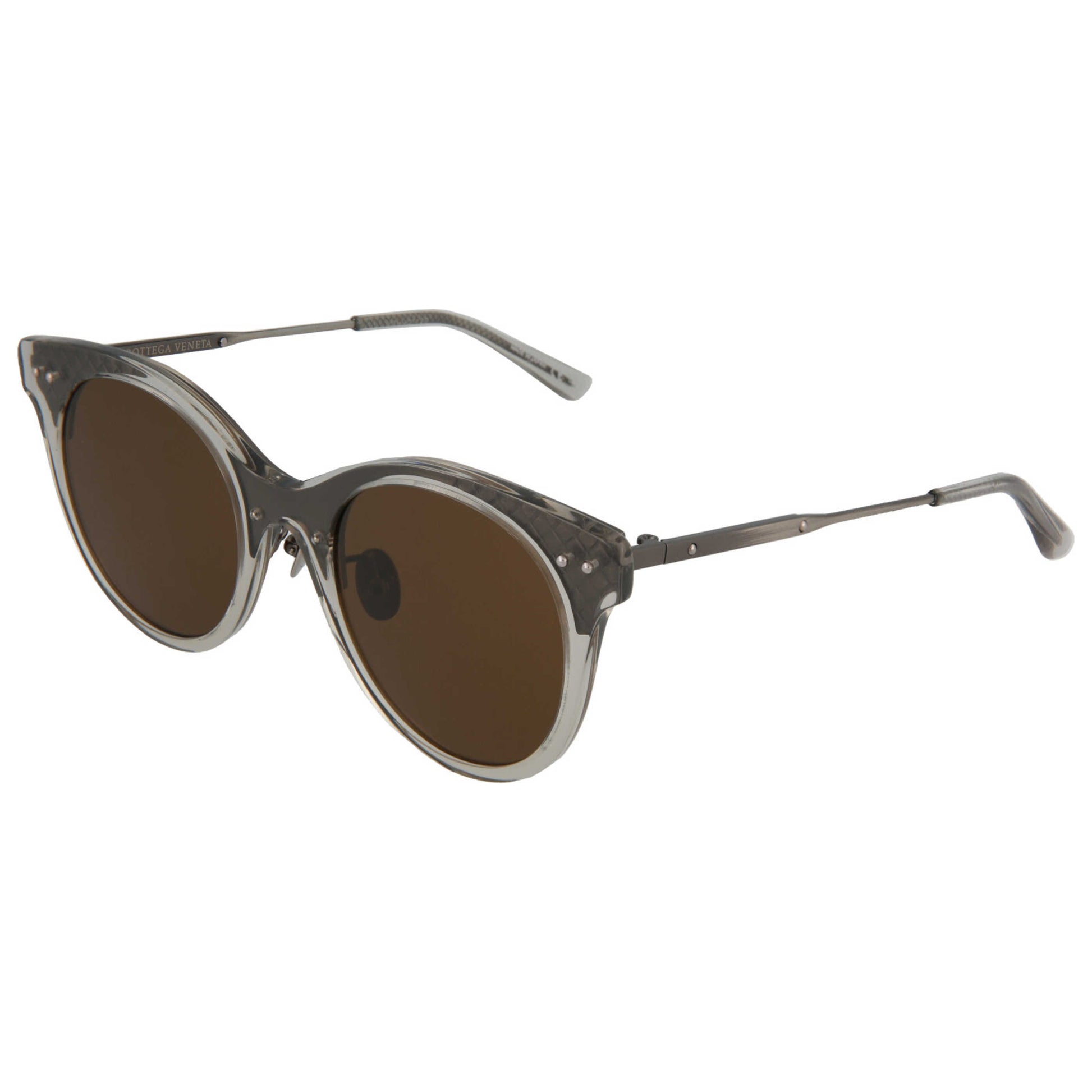 Front view of Bottega Veneta Fashion Women's Sunglasses BV0143S-30001687-002