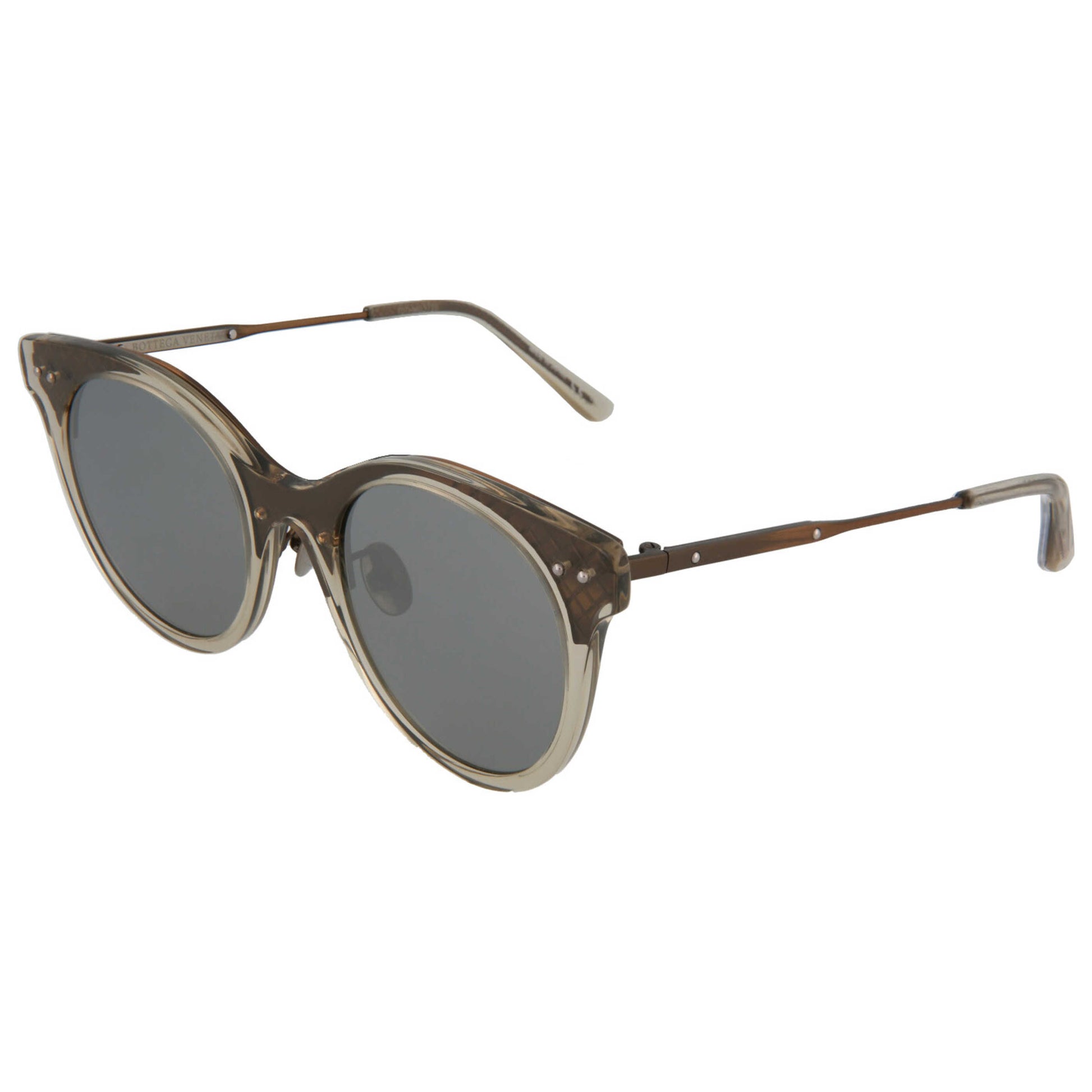 Front view of Bottega Veneta Fashion Women's Sunglasses BV0143S-30001687-003