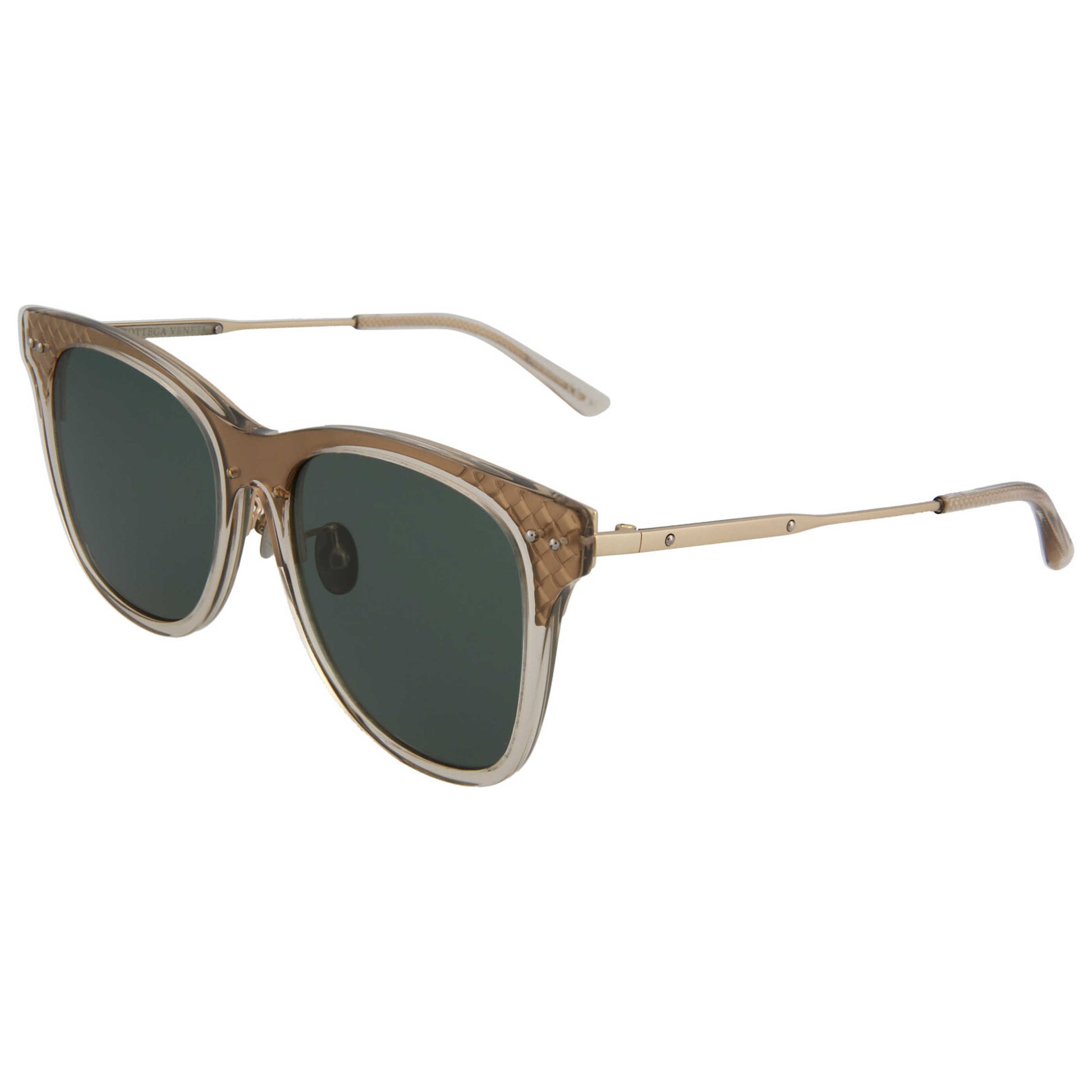 Front view of Bottega Veneta Fashion Unisex Sunglasses BV0151S-30001698-004