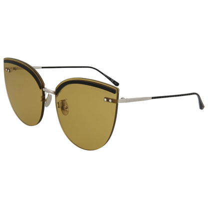 Front view of Bottega Veneta Fashion Unisex Sunglasses BV0156SK-30002256002