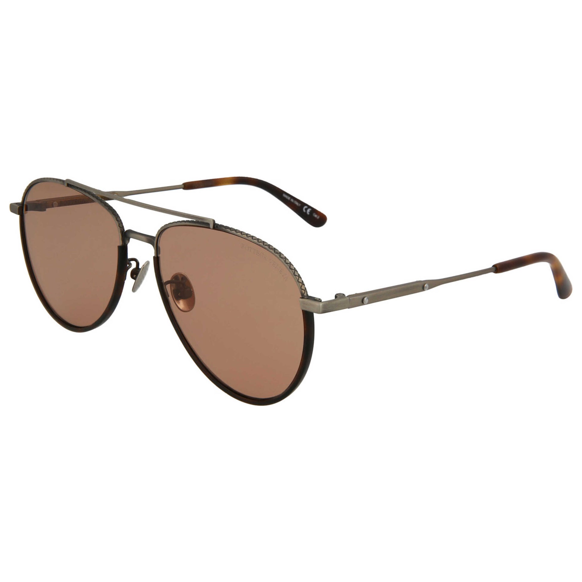 Front view of Bottega Veneta Fashion Unisex Sunglasses BV0172S-30002467-003