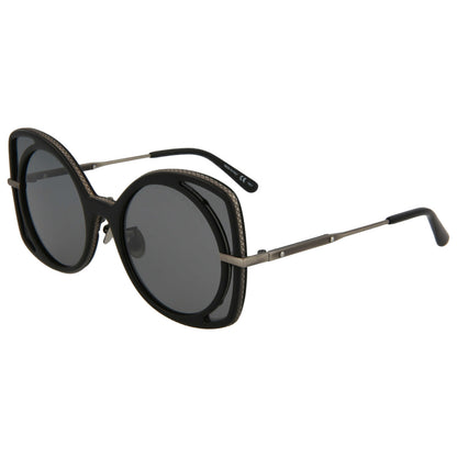 Front view of Bottega Veneta Novelty Women's Sunglasses BV0177S-30002472-001