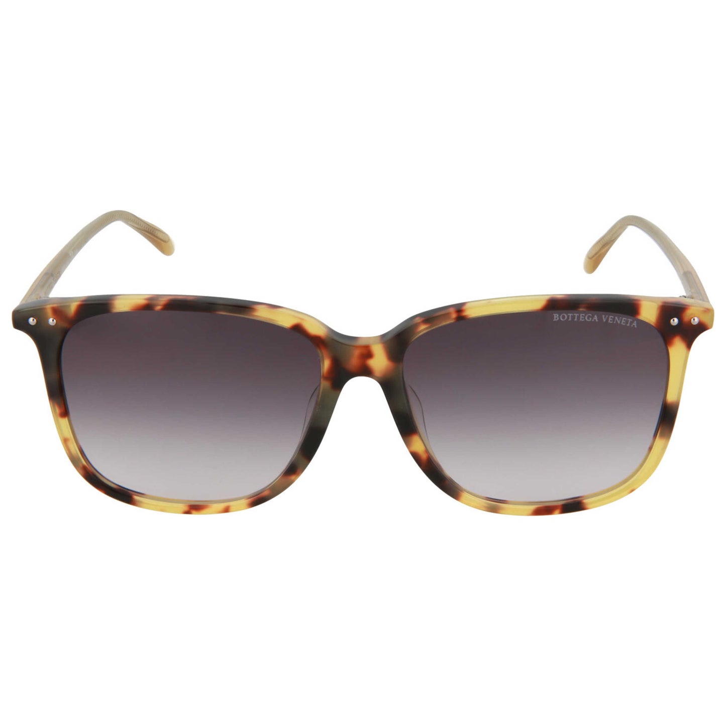 Front view of Bottega Veneta Fashion Unisex Sunglasses BV0191SA-30003011003