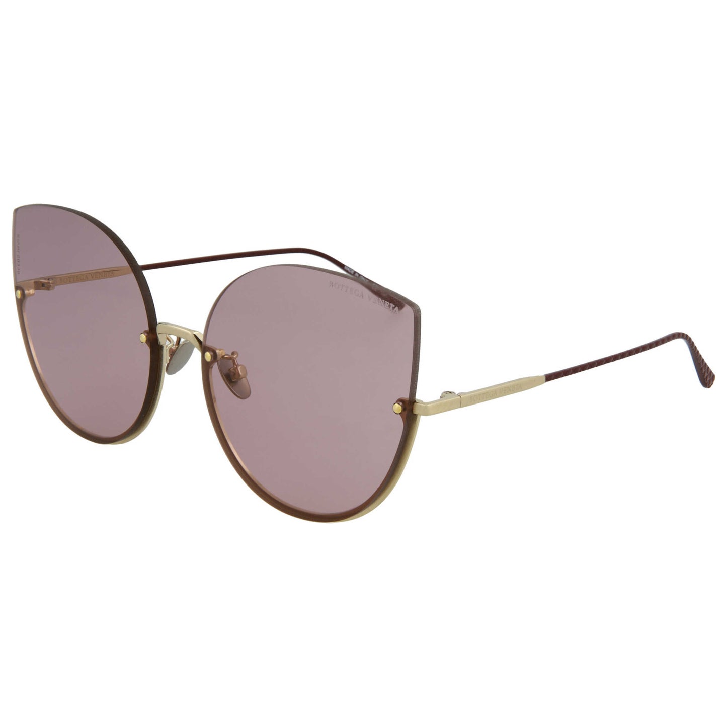 Front view of Bottega Veneta Fashion Women's Sunglasses BV0204S-30002987-004