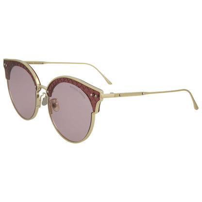 Front view of Bottega Veneta Fashion Unisex Sunglasses BV0210S-30002983-003