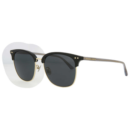 Front view of Bottega Veneta Core Unisex Sunglasses BV0217SK-30003019-001