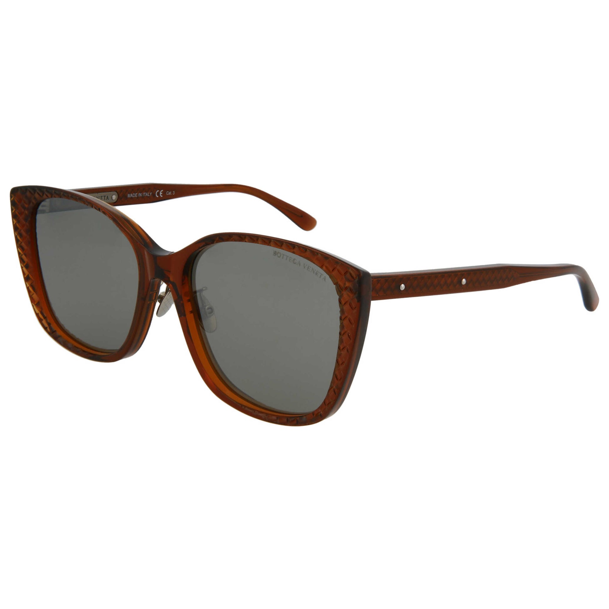 Front view of Bottega Veneta Fashion Women's Sunglasses BV0218SK-30003022-003