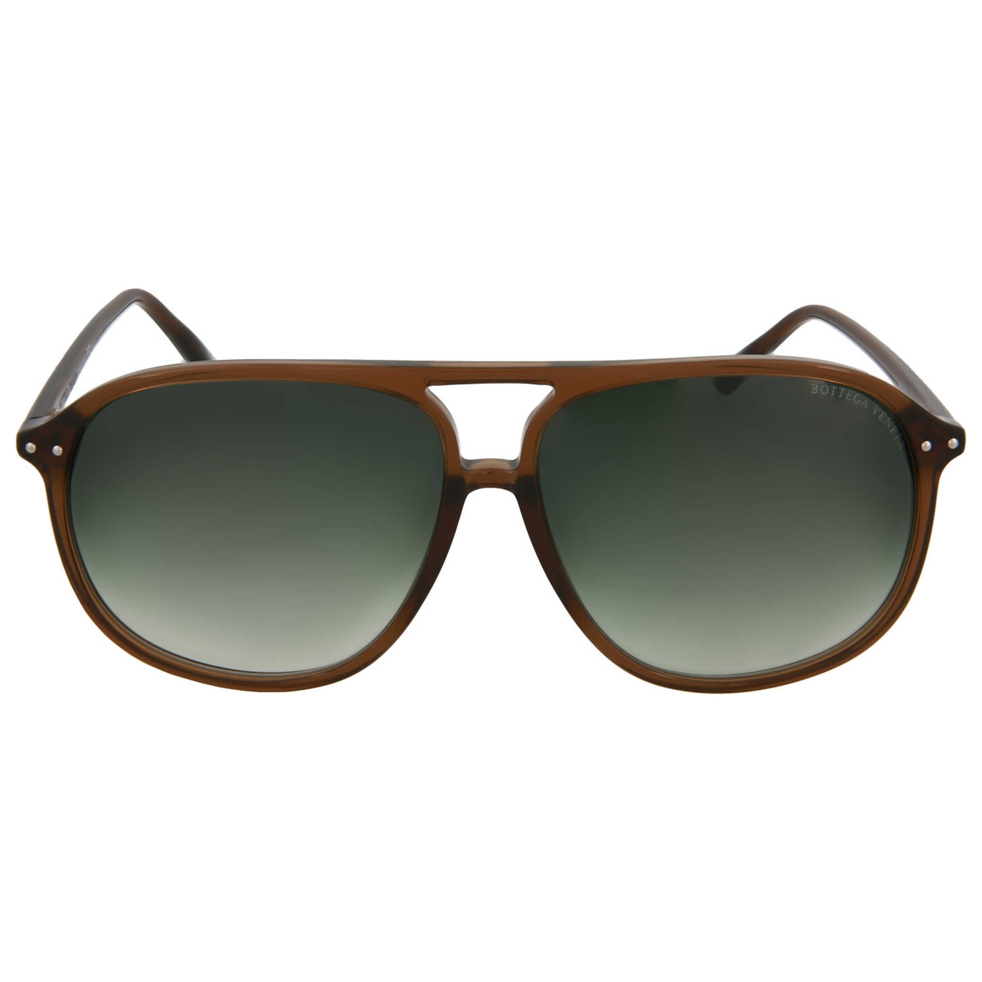 Front view of Bottega Veneta Fashion Men's Sunglasses BV0224SA-30007245004