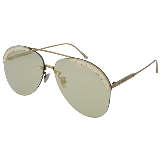 Front view of Bottega Veneta Fashion Unisex Sunglasses BV0242S-30006374-004
