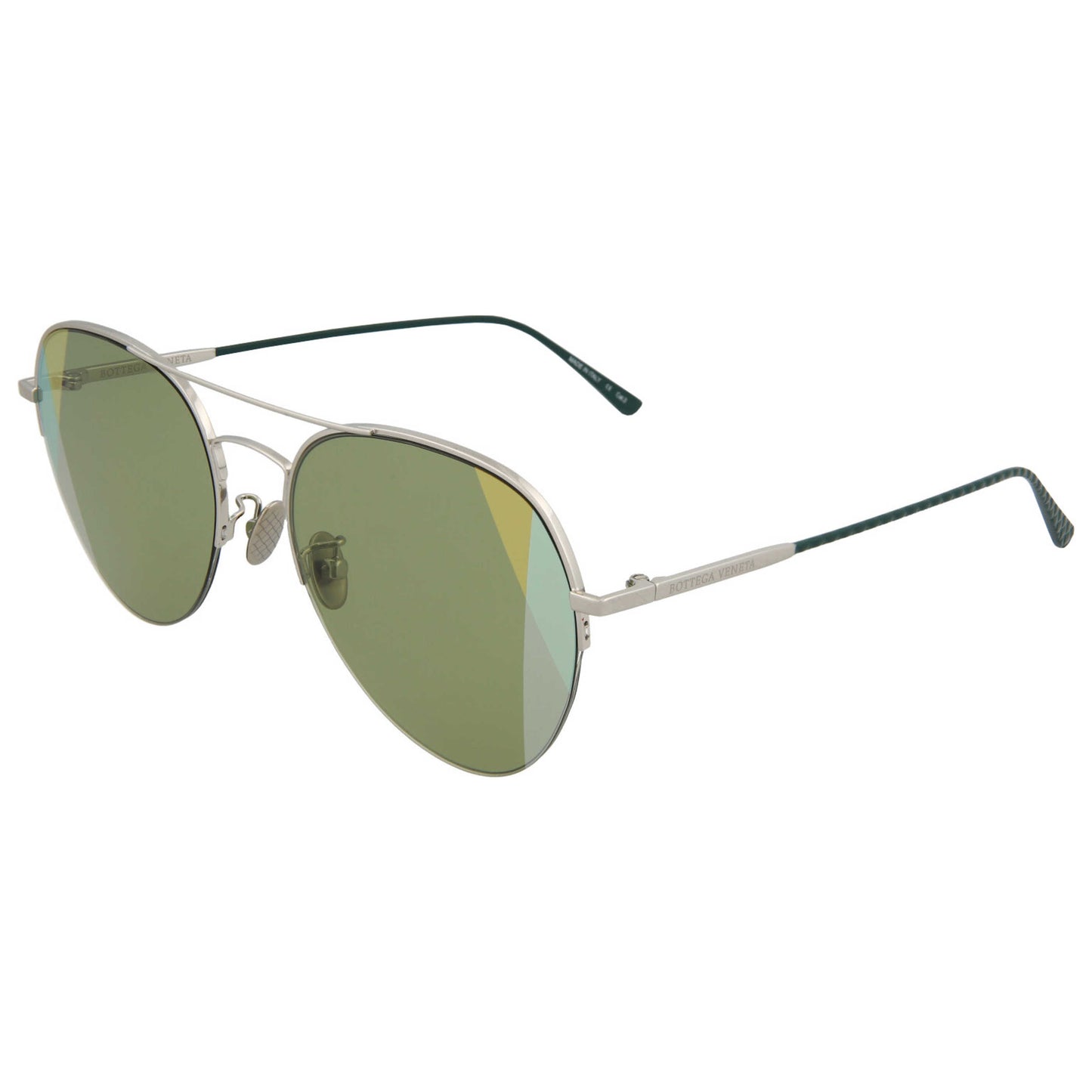 Front view of Bottega Veneta Fashion Unisex Sunglasses BV0247S-30006485-004
