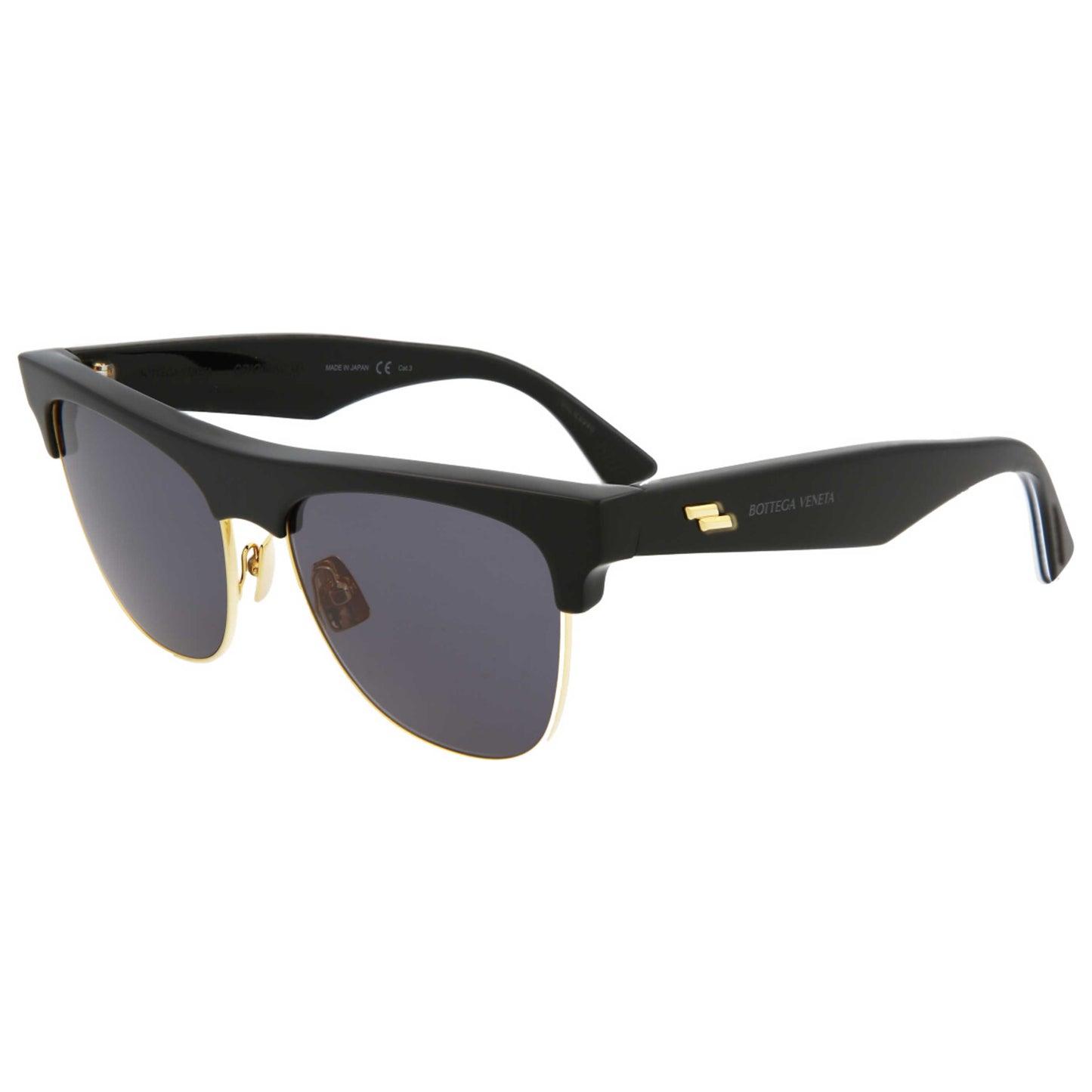 Front view of Bottega Veneta Fashion Unisex Sunglasses BV1003S-30007850-001
